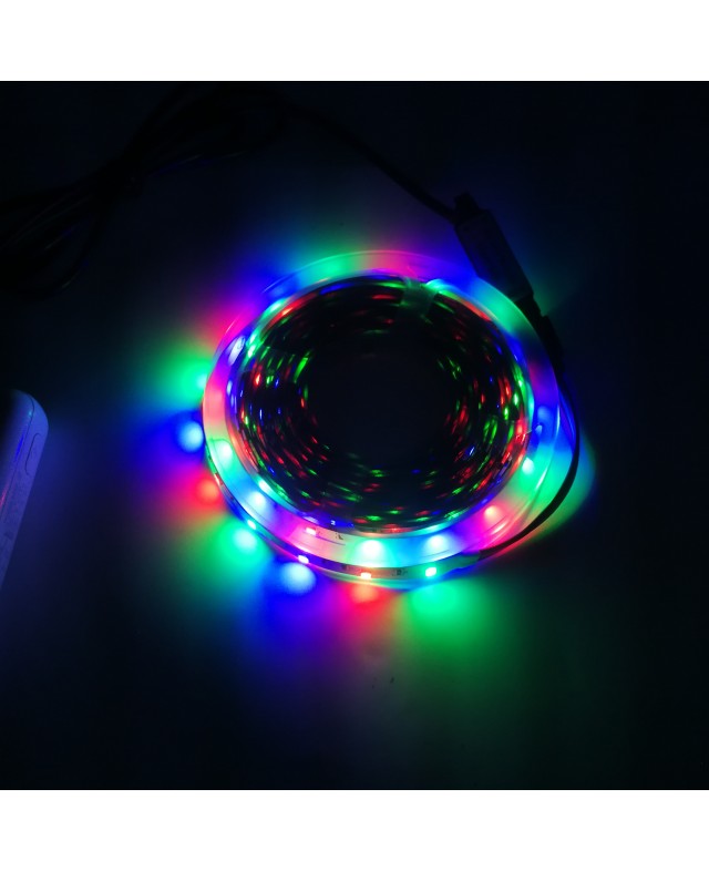 Kit Ruban LEDS RGB 5M avec télécommande