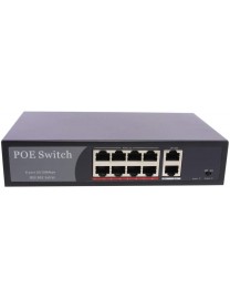 Switch POE 8 ports + 2 uplink