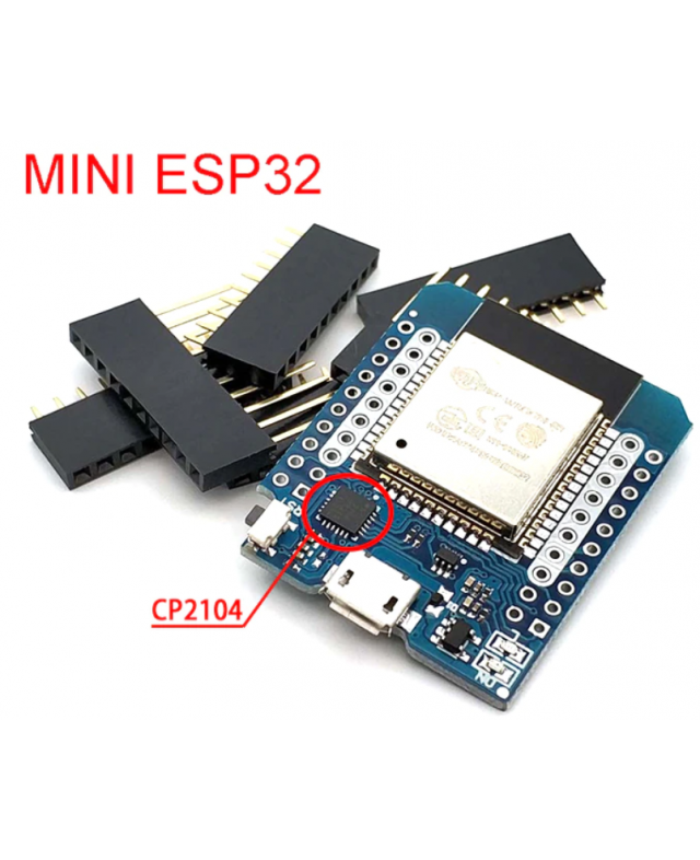 D1 Mini ESP32 ESP-32 WiFi+Bluetooth avec chip CP2104