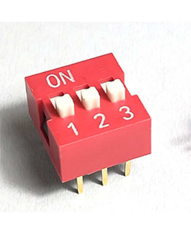 Rail 3 DIP switch, 1 position PK. de2