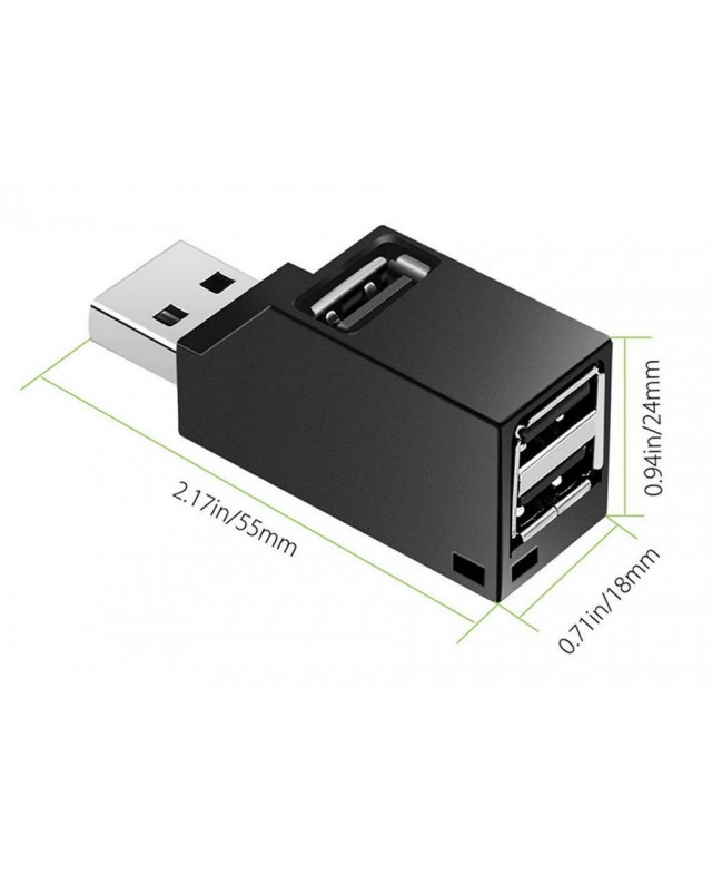 Hub USB 2.0 3 prises