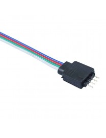  Câble connecteur mâle pour LED 4 broches