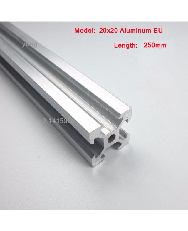 Rail en aluminium 250mm style 2020
