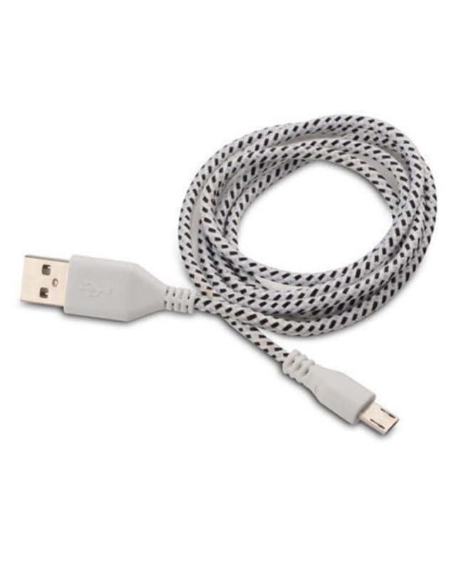 Cable micro USB 10Ft tressé
