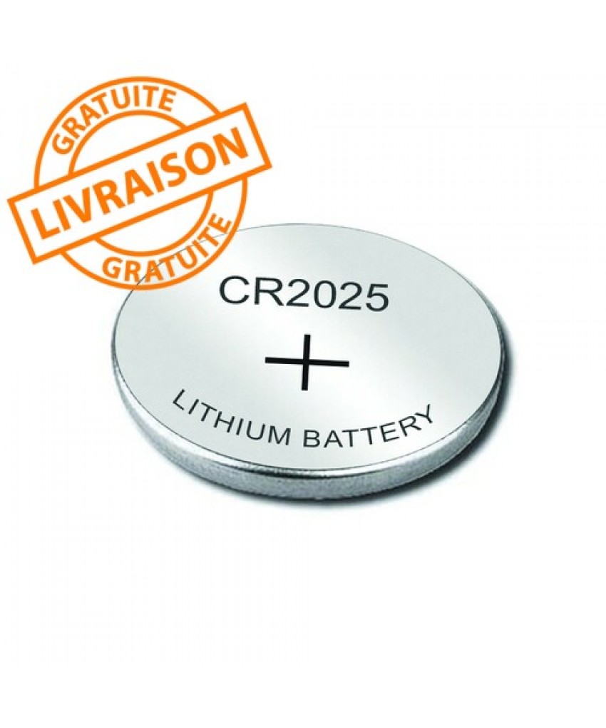 Lot de 5 piles lithium CR2025